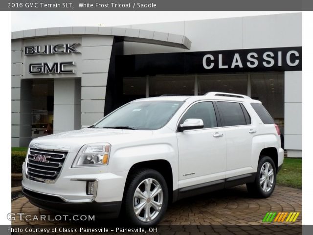 2016 GMC Terrain SLT in White Frost Tricoat