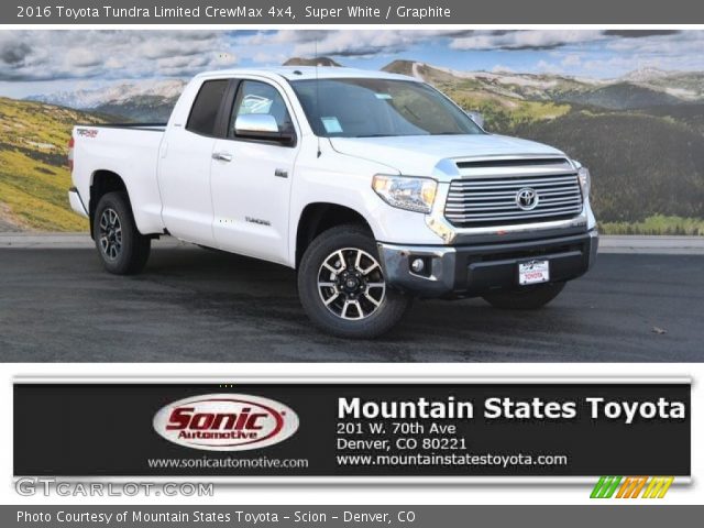 2016 Toyota Tundra Limited CrewMax 4x4 in Super White
