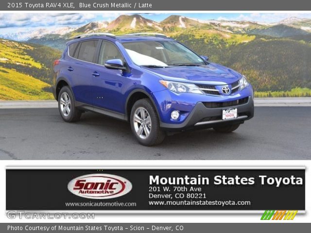 2015 Toyota RAV4 XLE in Blue Crush Metallic