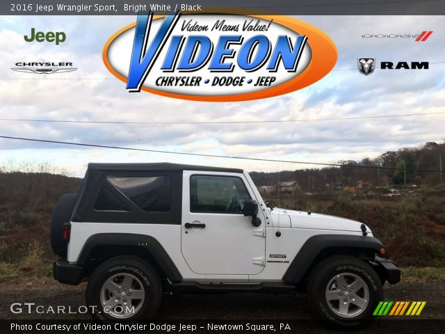 2016 Jeep Wrangler Sport in Bright White