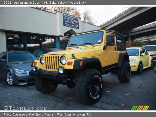 2001 Jeep Wrangler Sport 4x4 in Solar Yellow