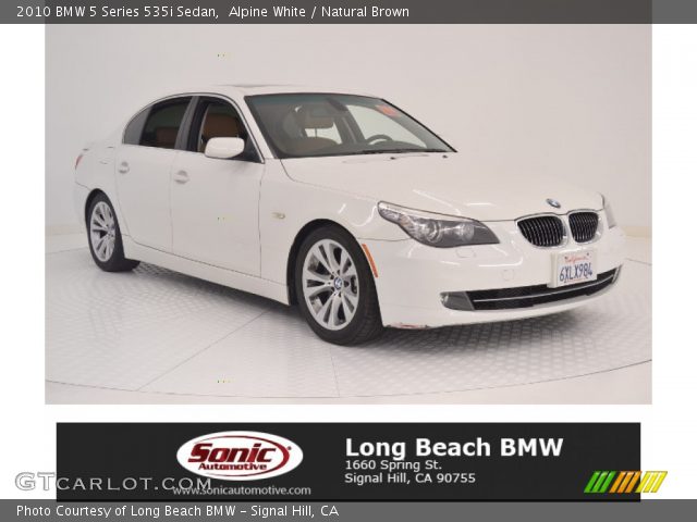 2010 BMW 5 Series 535i Sedan in Alpine White