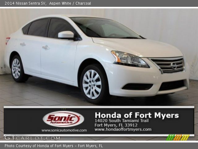 2014 Nissan Sentra SV in Aspen White