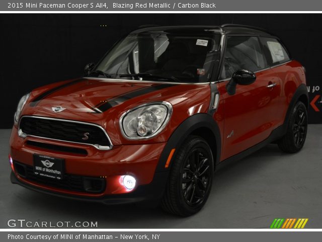 2015 Mini Paceman Cooper S All4 in Blazing Red Metallic