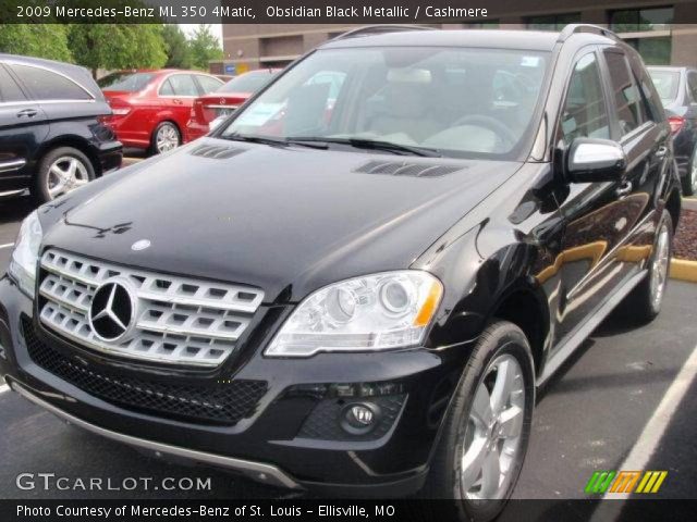 2009 Mercedes-Benz ML 350 4Matic in Obsidian Black Metallic