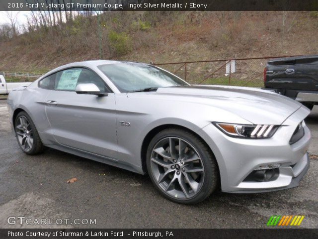 2016 Ford Mustang GT Premium Coupe in Ingot Silver Metallic