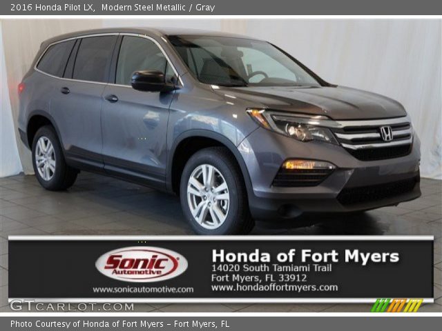 2016 Honda Pilot LX in Modern Steel Metallic