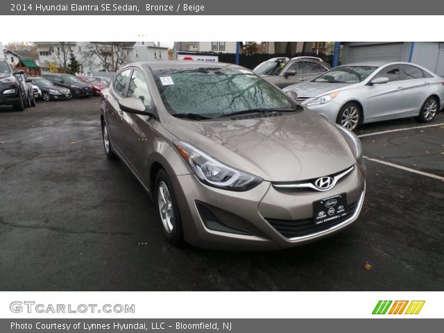 2014 Hyundai Elantra SE Sedan in Bronze