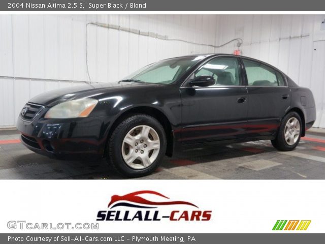 2004 Nissan Altima 2.5 S in Super Black