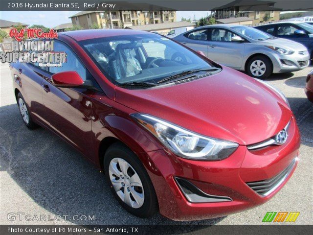 2016 Hyundai Elantra SE in Red