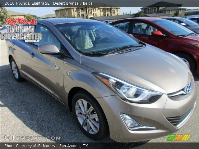 2016 Hyundai Elantra SE in Desert Bronze