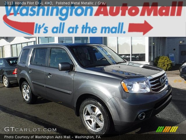 2013 Honda Pilot EX-L 4WD in Polished Metal Metallic