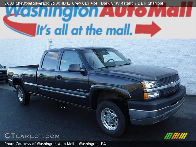 2003 Chevrolet Silverado 2500HD LS Crew Cab 4x4 in Dark Gray Metallic