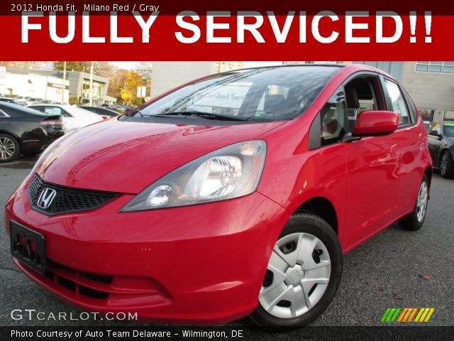 2012 Honda Fit  in Milano Red