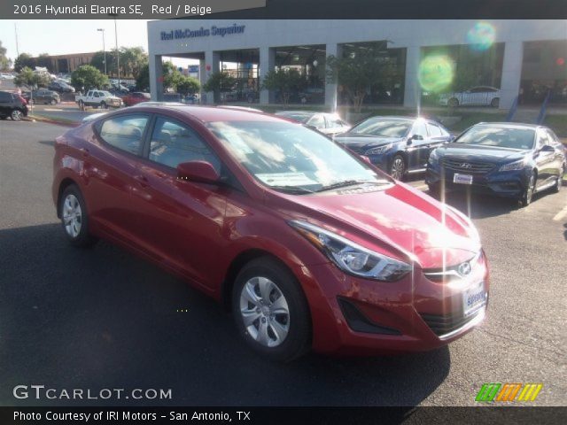 2016 Hyundai Elantra SE in Red