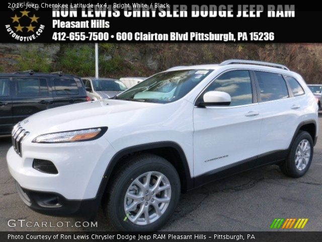 2016 Jeep Cherokee Latitude 4x4 in Bright White