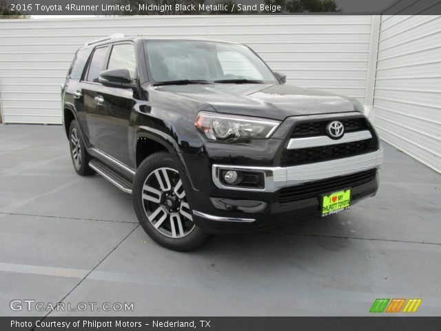 2016 Toyota 4Runner Limited in Midnight Black Metallic