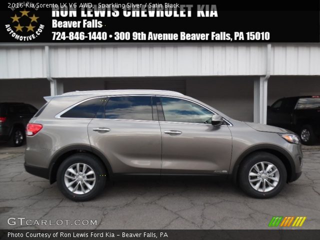 2016 Kia Sorento LX V6 AWD in Sparkling Silver