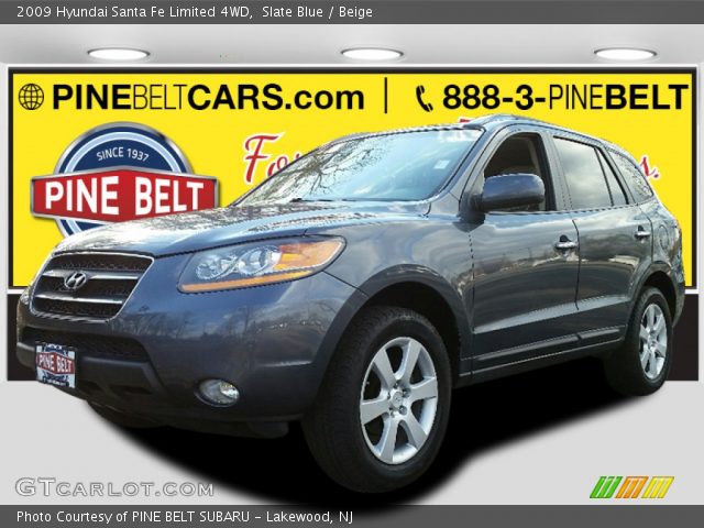 2009 Hyundai Santa Fe Limited 4WD in Slate Blue