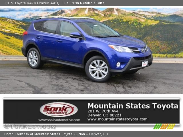 2015 Toyota RAV4 Limited AWD in Blue Crush Metallic