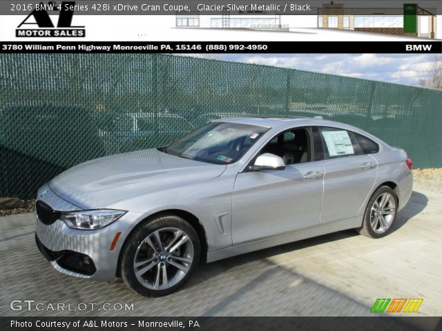 2016 BMW 4 Series 428i xDrive Gran Coupe in Glacier Silver Metallic