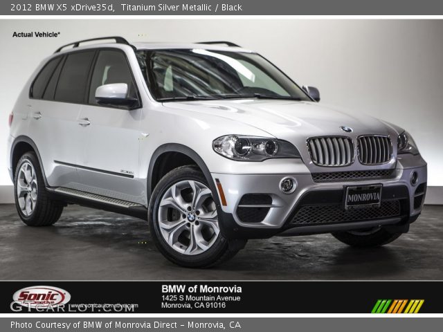 2012 BMW X5 xDrive35d in Titanium Silver Metallic