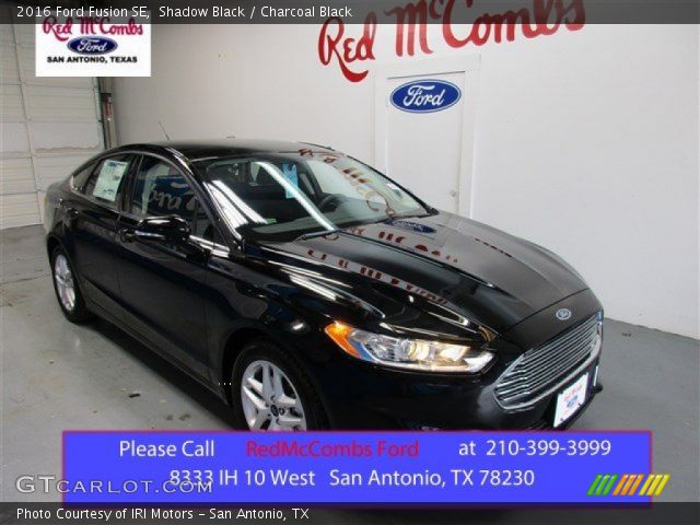 2016 Ford Fusion SE in Shadow Black