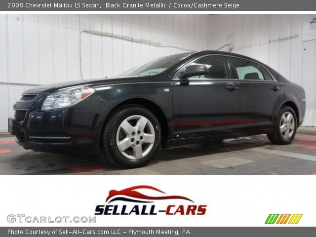 2008 Chevrolet Malibu LS Sedan in Black Granite Metallic