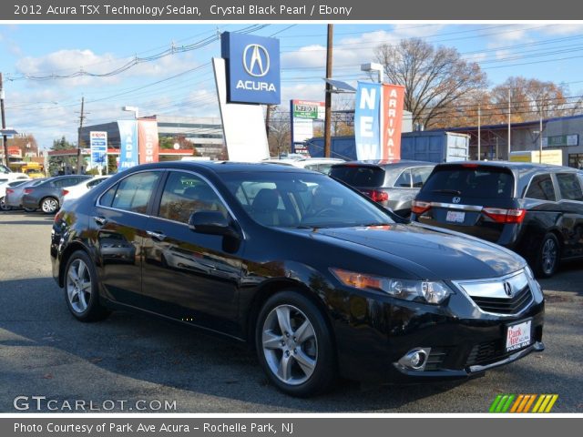 2012 Acura TSX Technology Sedan in Crystal Black Pearl