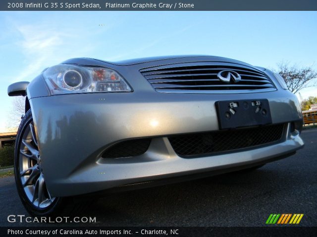 2008 Infiniti G 35 S Sport Sedan in Platinum Graphite Gray