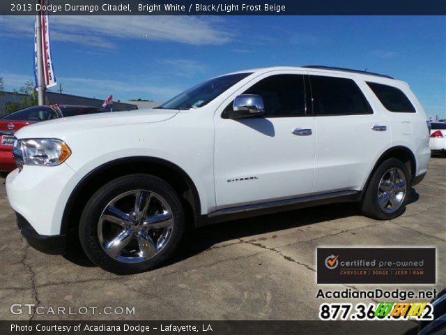 2013 Dodge Durango Citadel in Bright White