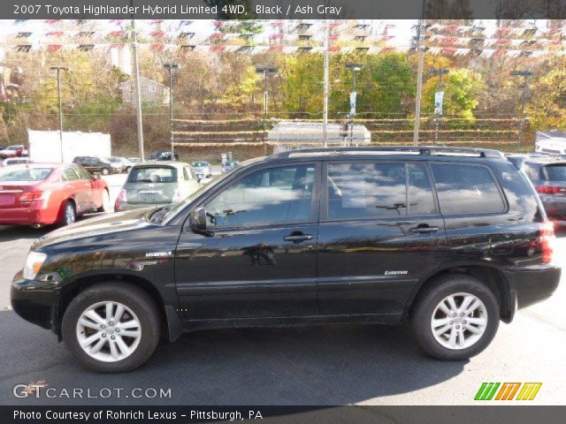 2007 Toyota Highlander Hybrid Limited 4WD in Black
