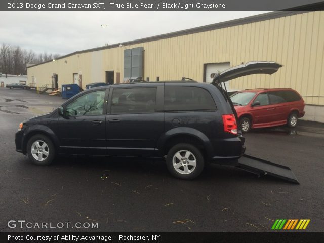 2013 Dodge Grand Caravan SXT in True Blue Pearl