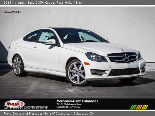 2015 Mercedes-Benz C 350 Coupe in Polar White