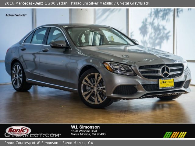 2016 Mercedes-Benz C 300 Sedan in Palladium Silver Metallic