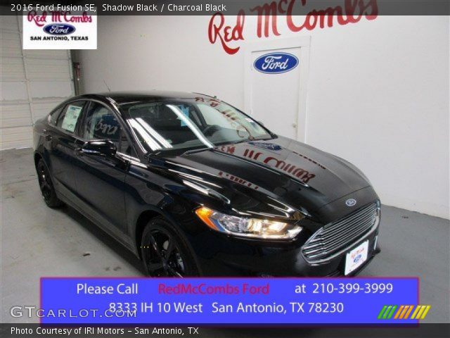 2016 Ford Fusion SE in Shadow Black