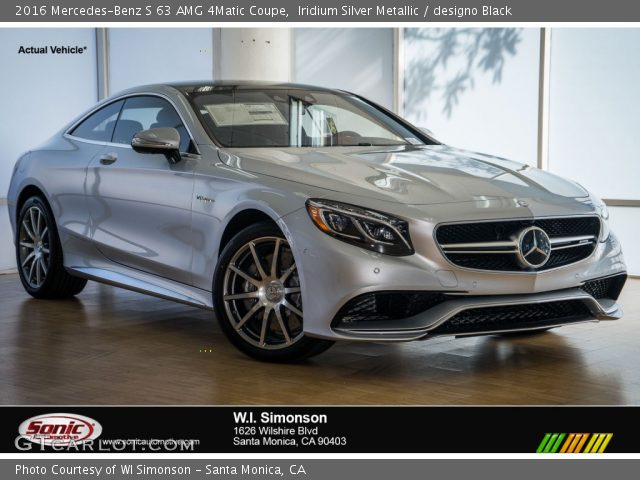 2016 Mercedes-Benz S 63 AMG 4Matic Coupe in Iridium Silver Metallic