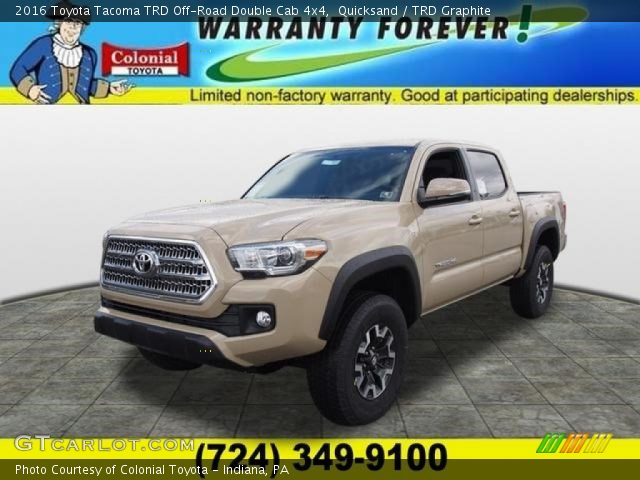 2016 Toyota Tacoma TRD Off-Road Double Cab 4x4 in Quicksand