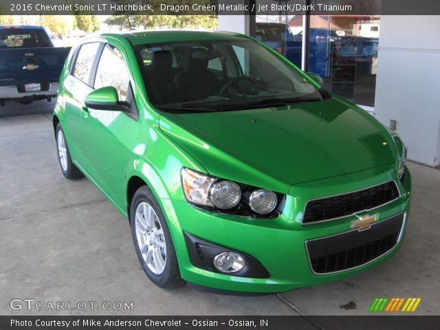 2016 Chevrolet Sonic LT Hatchback in Dragon Green Metallic