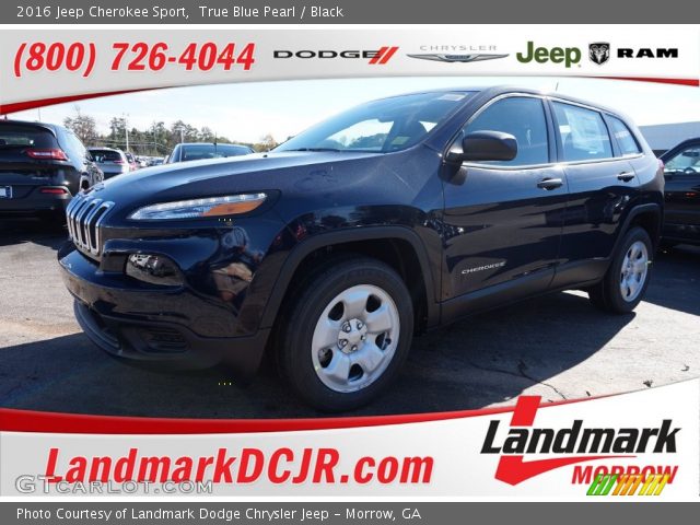 2016 Jeep Cherokee Sport in True Blue Pearl