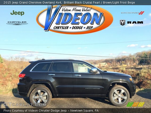 2015 Jeep Grand Cherokee Overland 4x4 in Brilliant Black Crystal Pearl