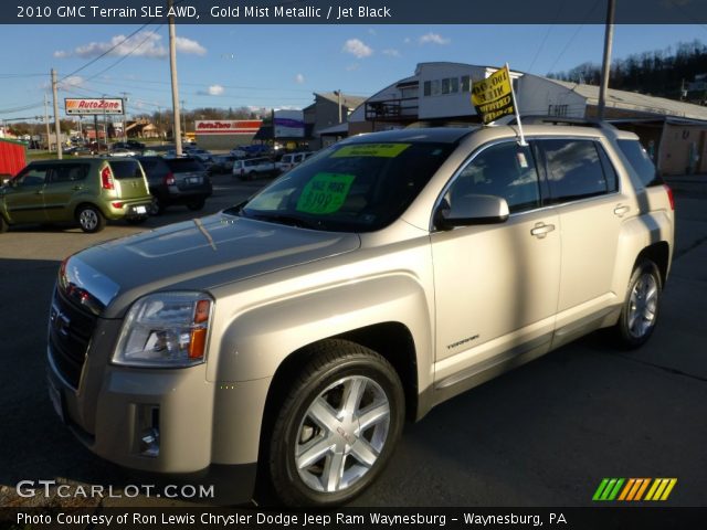 2010 GMC Terrain SLE AWD in Gold Mist Metallic