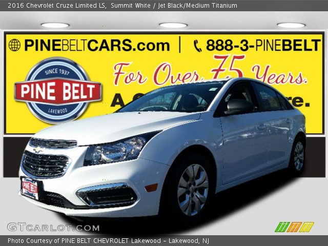 2016 Chevrolet Cruze Limited LS in Summit White