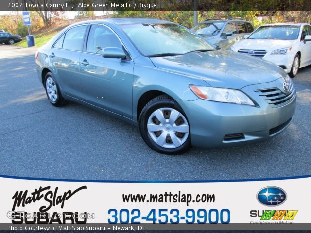 2007 Toyota Camry LE in Aloe Green Metallic