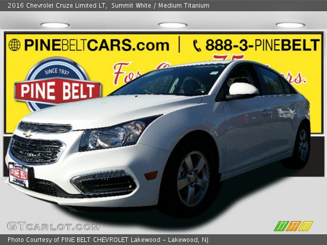 2016 Chevrolet Cruze Limited LT in Summit White