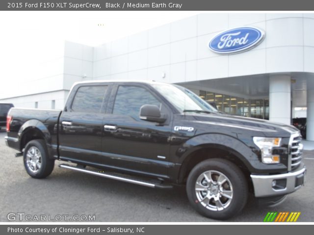 2015 Ford F150 XLT SuperCrew in Black