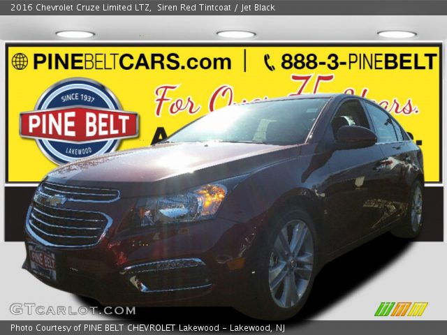 2016 Chevrolet Cruze Limited LTZ in Siren Red Tintcoat
