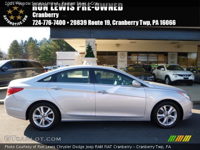 2011 Hyundai Sonata Limited in Radiant Silver