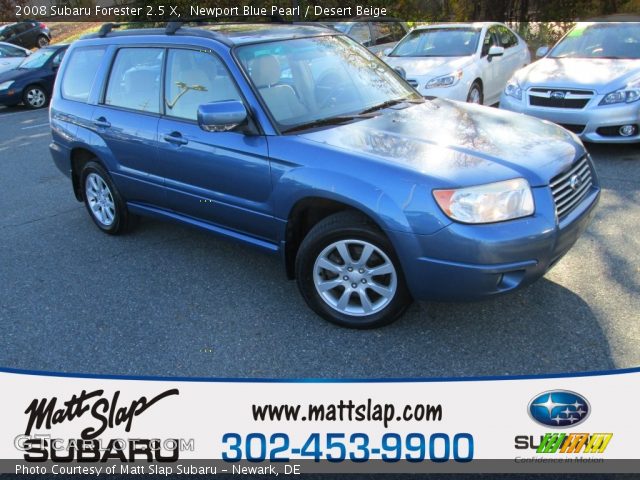 2008 Subaru Forester 2.5 X in Newport Blue Pearl