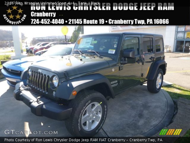 2016 Jeep Wrangler Unlimited Sport 4x4 in Tank